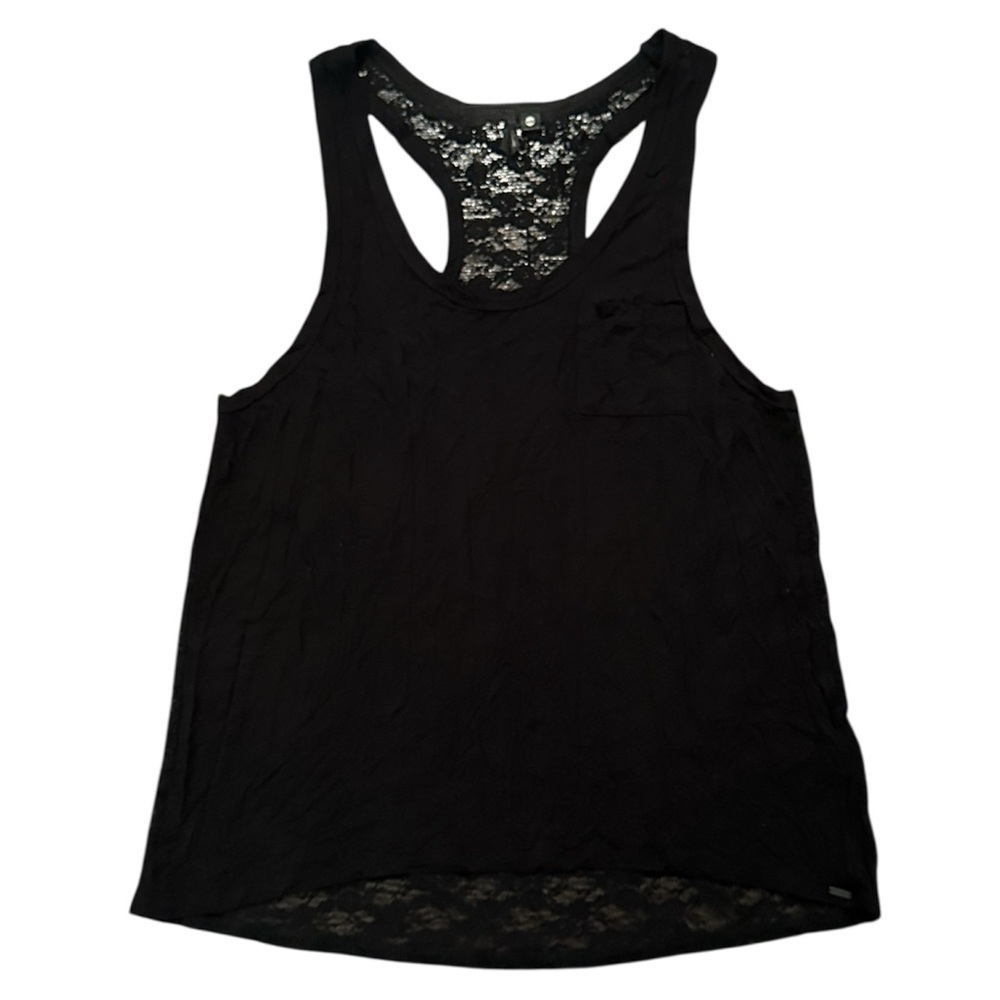 Y2K Style Lace Back Tank